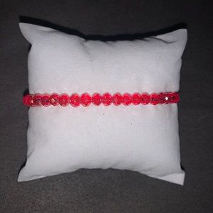 - TOCARA New Retired Valentina Elastic Bracelet Crystal Red